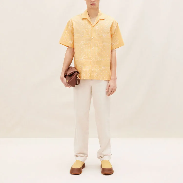 Jacquemus X Saks Co-branded SS23 Shirts Men Yellow-1