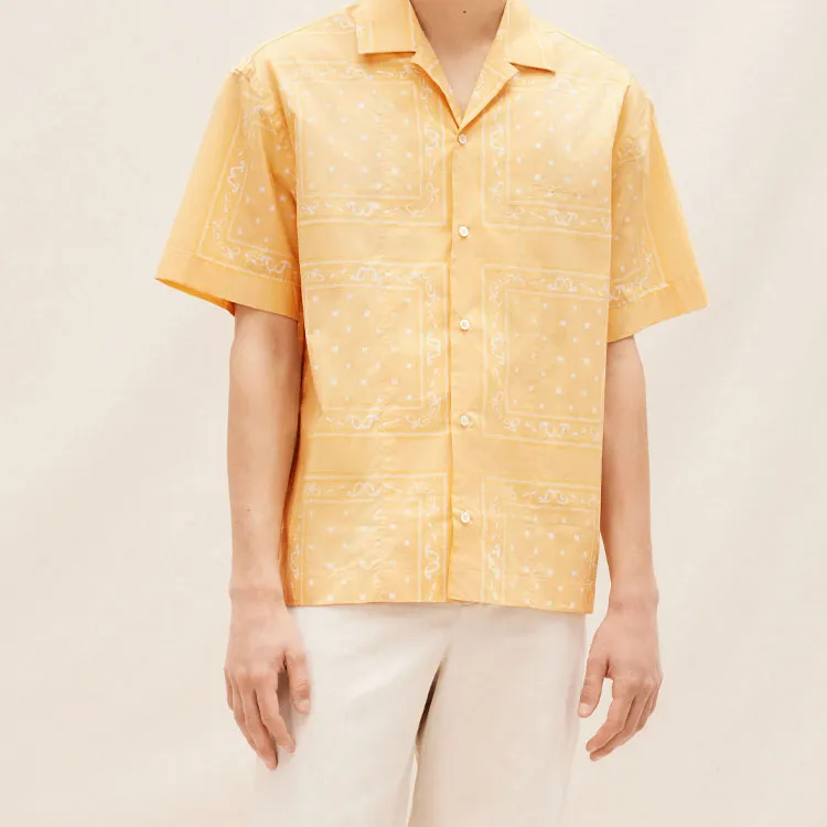 Jacquemus X Saks Co-branded SS23 Shirts Men Yellow-3