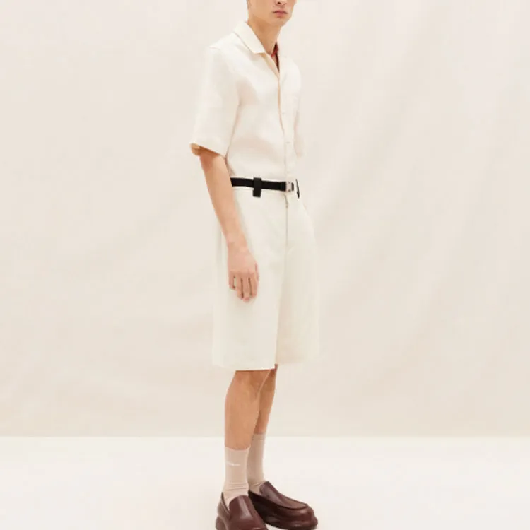 Jacquemus X Saks Co-branded SS23 Casual Shorts Men Beige-2