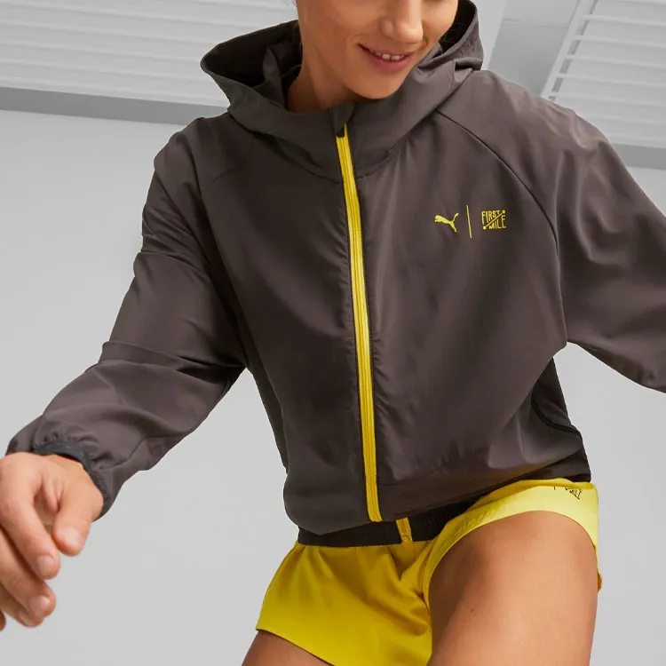 PUMA First Mile Is A Recyclable And Eco-friendly Series Jackets Women's Black-2