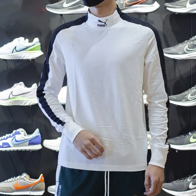 PUMA Raglan Sleeve T-Shirt Men's White-2