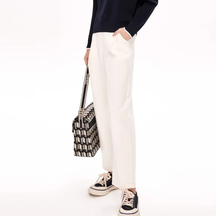 XII BASKET Jeans Women's White-2