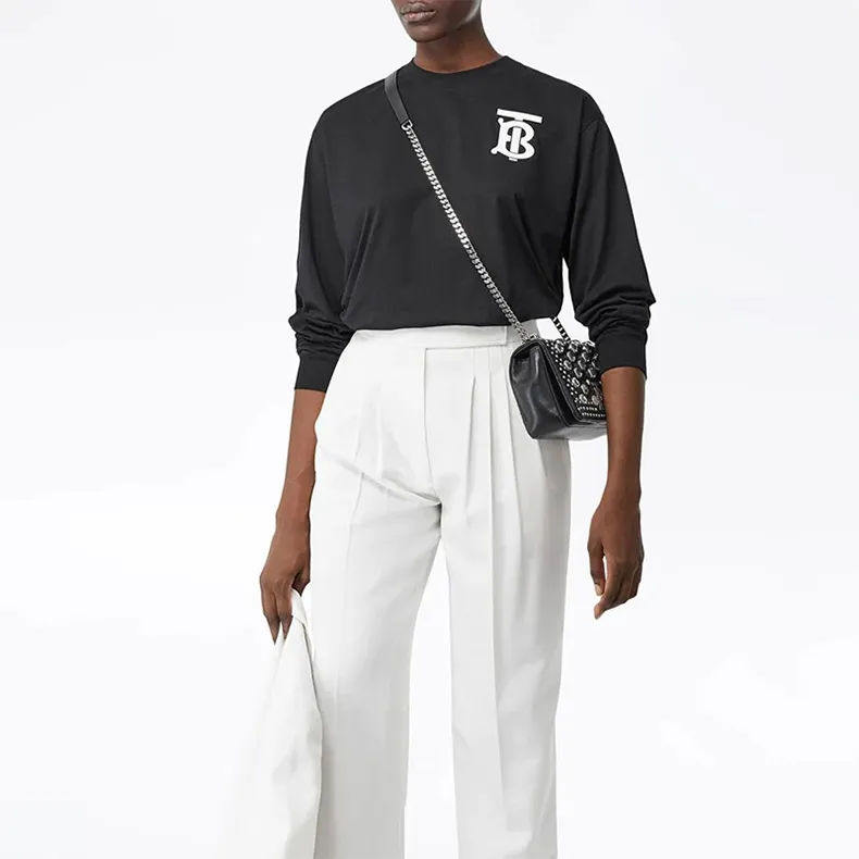 Burberry Monogram Motif Longsleeve Black-2