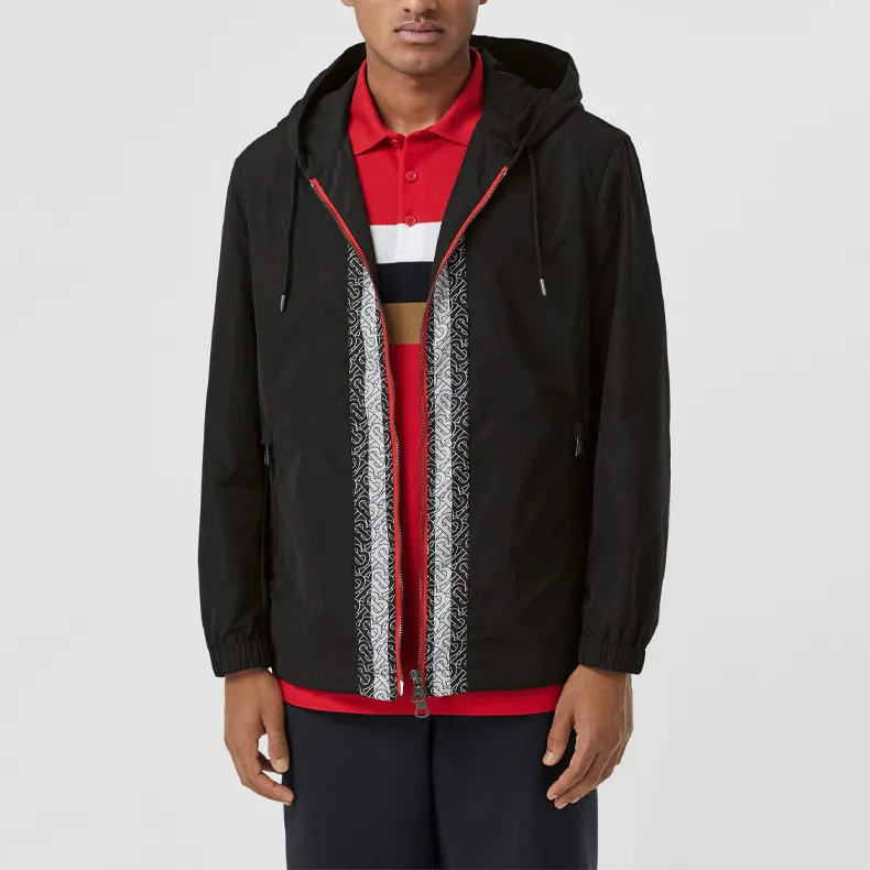 Burberry Jackets Coats Men's Black-3