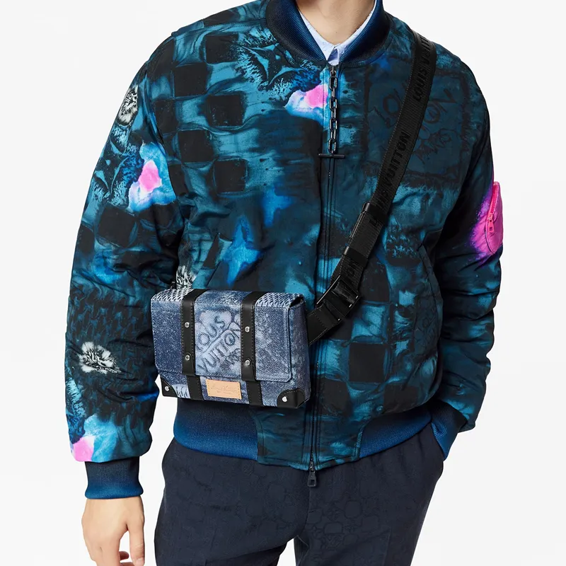 LOUIS VUITTON Trunk Slingbag Damier Salt Marine-5