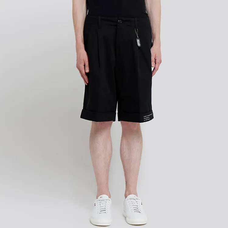 MONCLER GENIUS Moncler X Fragment Hiroshi Fujiwara Logo Printed Sweat Shorts-4