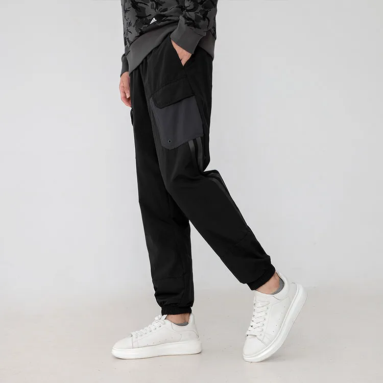 Adidas Sports Pants Men Black-4