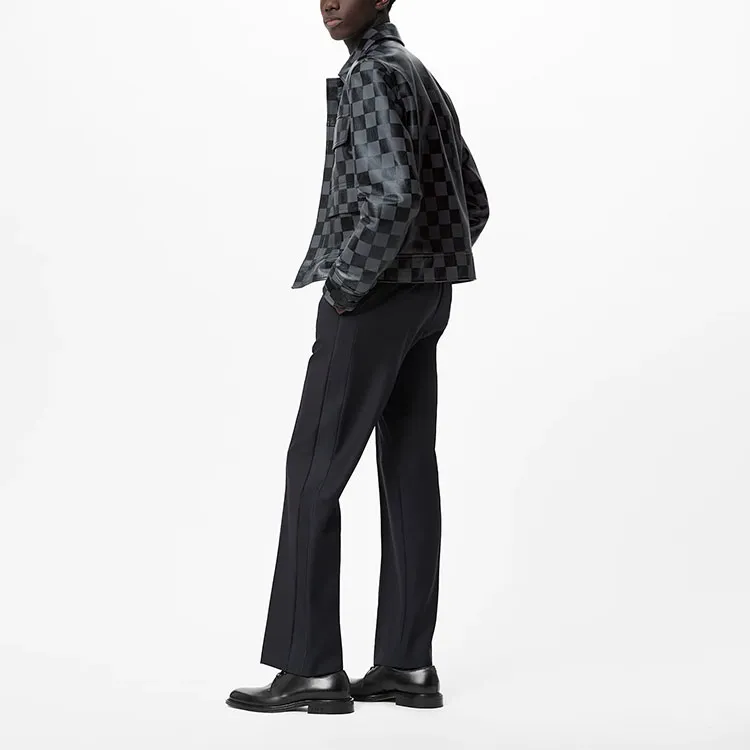 LOUIS VUITTON Damier Leather Jacket-2