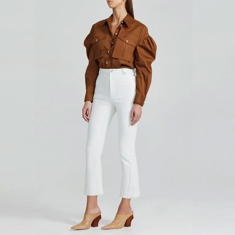 ACLER Jeans Women's Light Green-4