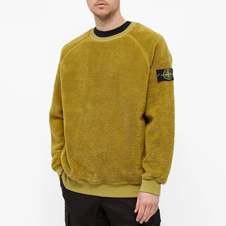 STONE ISLAND Sweatshirts Men Yellow-1