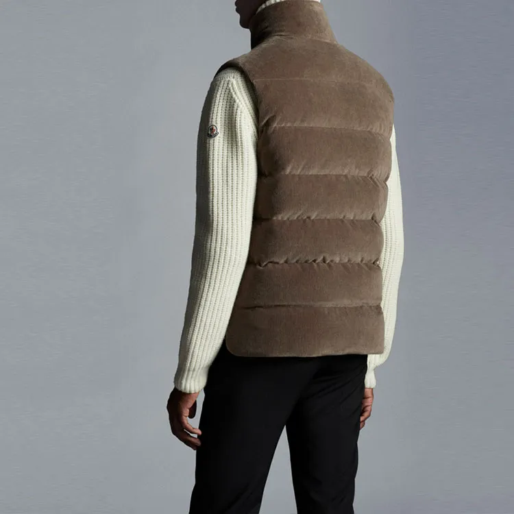 Moncler FW21 Vest Men's Dark Army Green-3