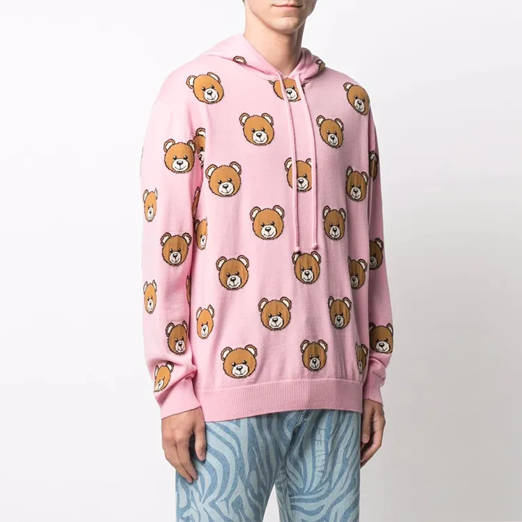 MOSCHINO Sweatshirts Men Red-1