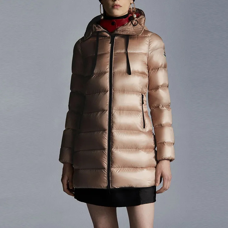 Moncler Suyen Series Down Jackets Women's Pink-2