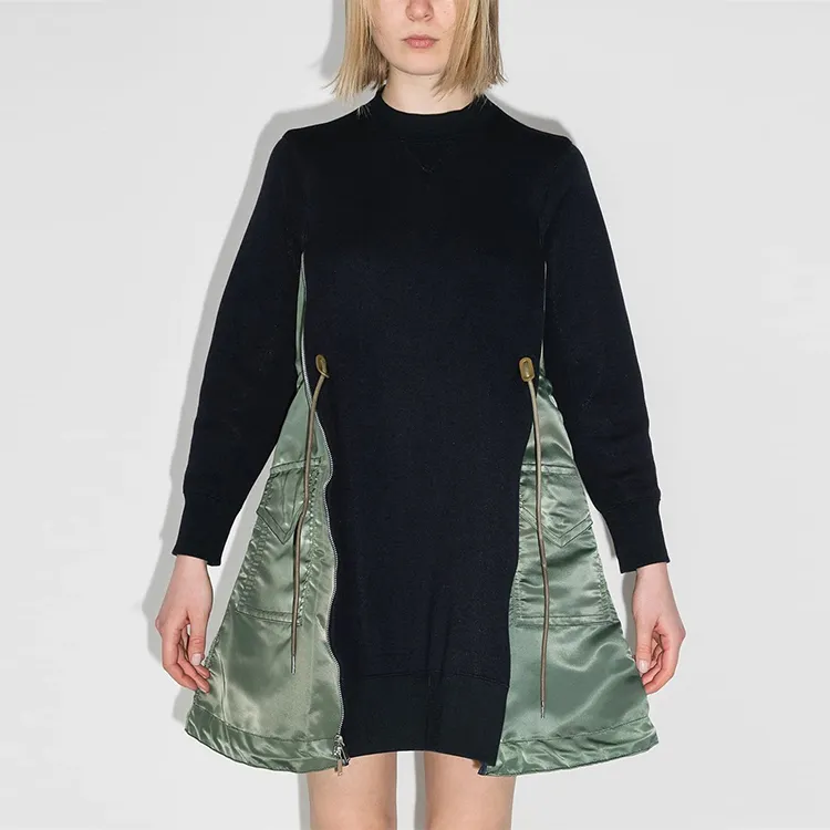 Sacai Panelled Mini Dress-1