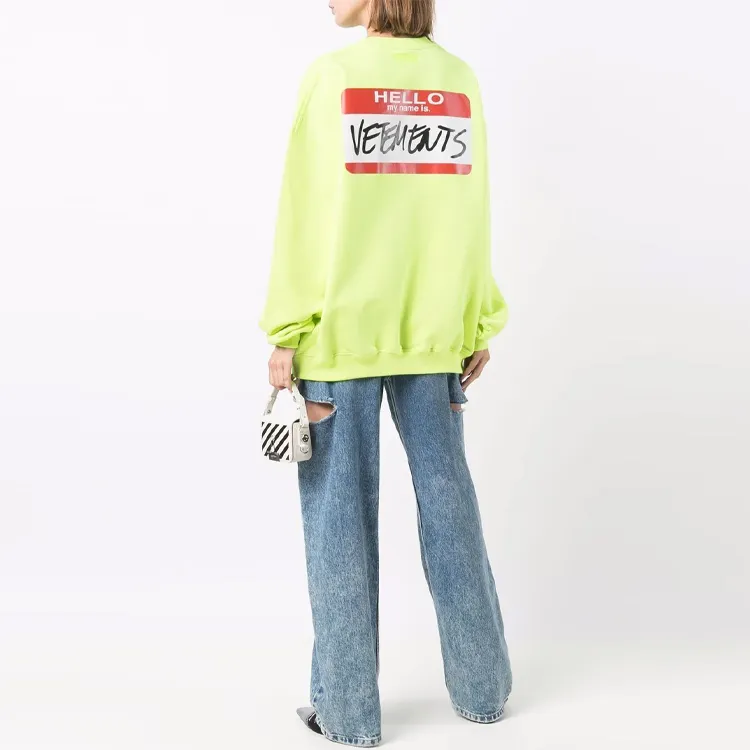 Vetements Sweatshirts Unisex Green-3