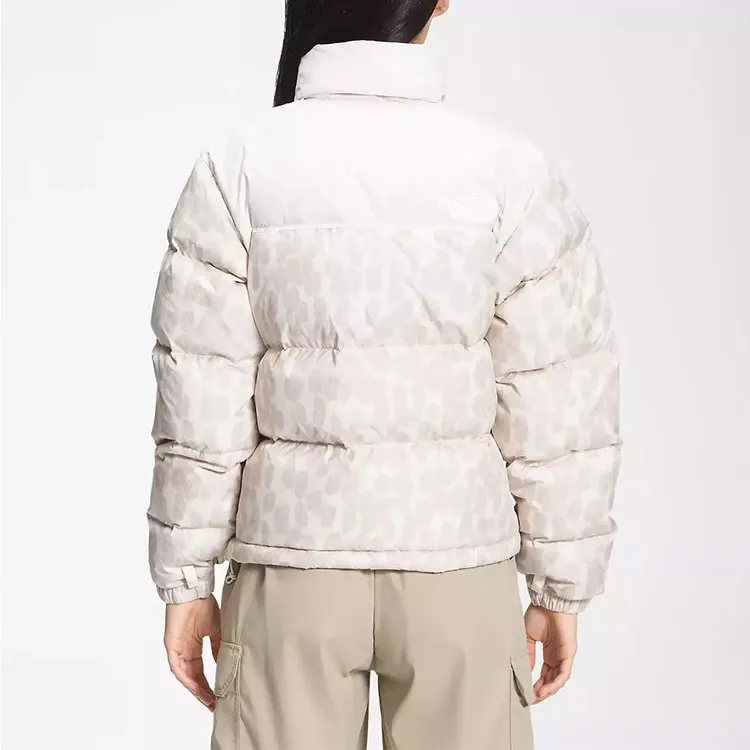 THE NORTH FACE Women's Printed 1996 Retro Nuptse Jacket Silver Grey-3