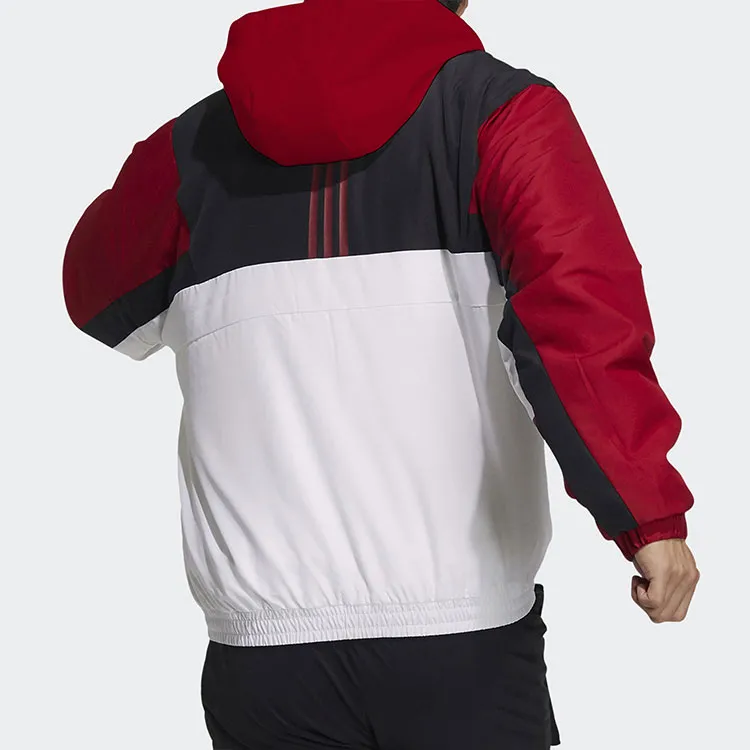Adidas Jacket Men's White Red Multicolor-1