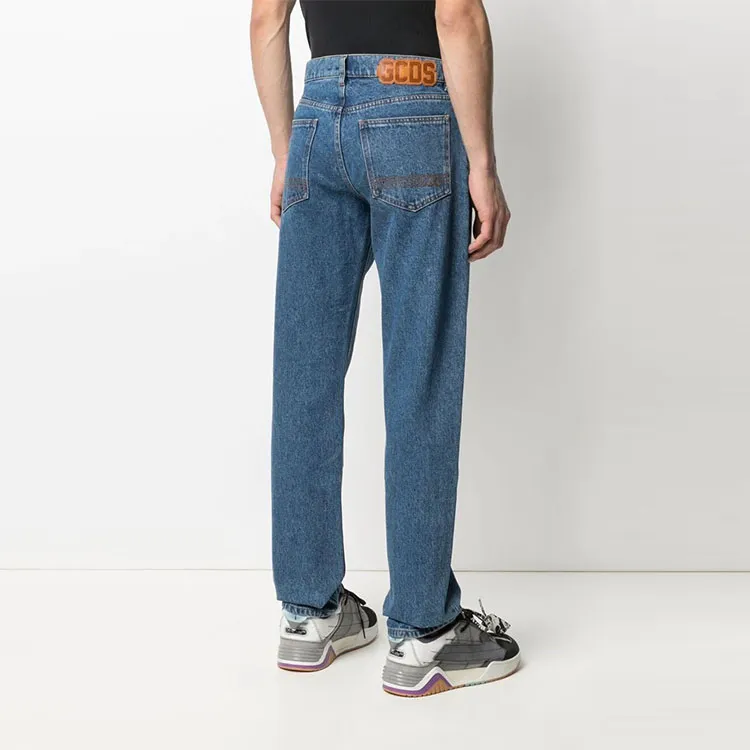 GCDS Jeans Men Blue-3