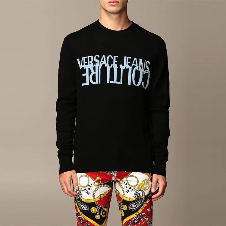VERSACE JEANS COUTURE Knitwear Men's Black-3