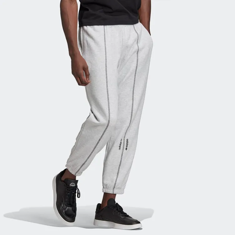 Adidas Originals Knitted Sweatpants Men Gray-4
