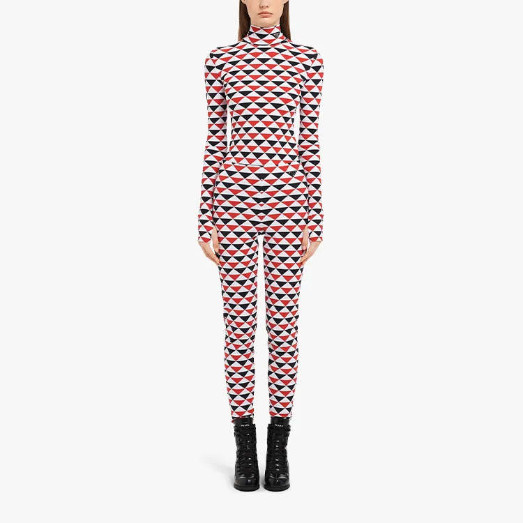 PRADA SS22 Leggings Women's Red-1