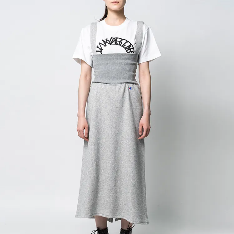 Champion X Anrealage Logo Patch Midi Dress-10