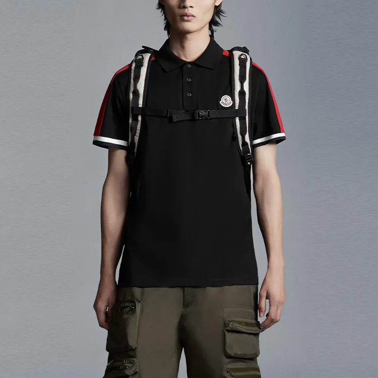 Moncler Polo Shirts Men Black-1
