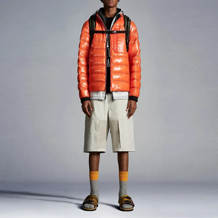 Moncler Down Jacket Men's Orange-1