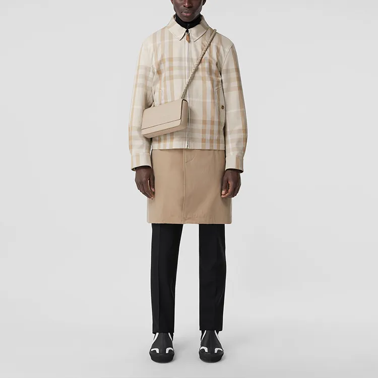 Burberry Jackets Coats Men's Soft Yellow Brown-2