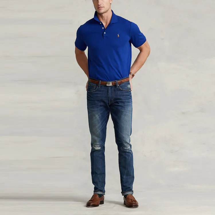Polo Ralph Lauren Polo Shirts Men Blue-1