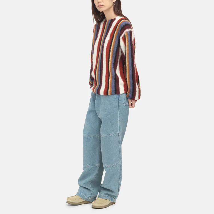 Stussy Vertical Striped Knit Crew-4