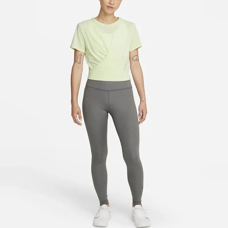 Nike T-Shirt Women's Light Olive Green-1