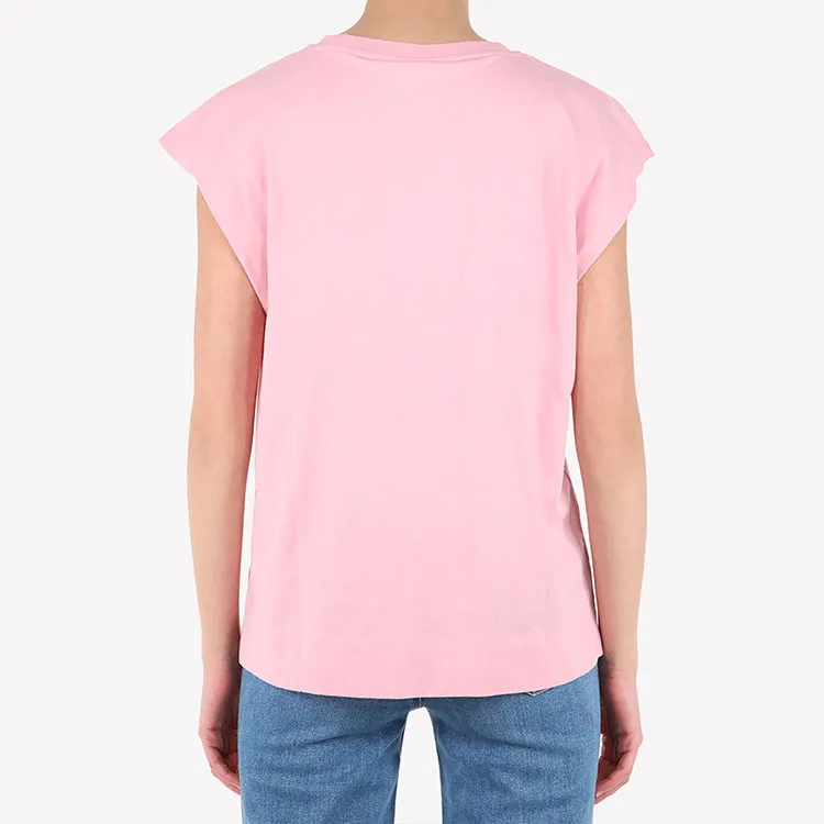 GANNI T-Shirts Women's Pink-3