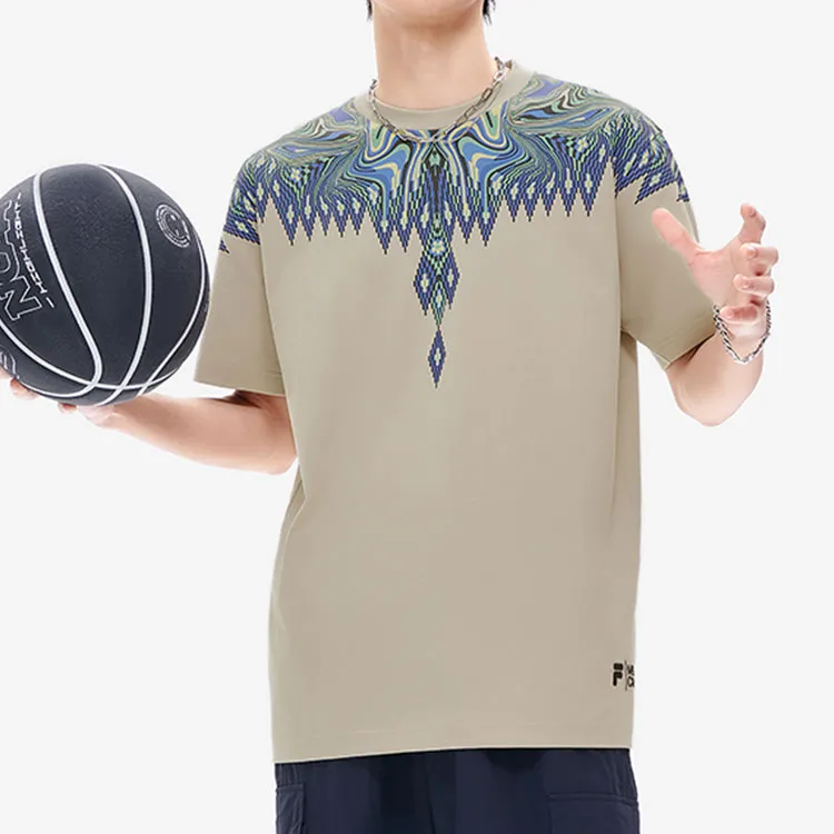 FILA FUSION x MARCELO BURLON COUNTY OF MILAN Set in Sleeve T Shirt Unisex Suede-3