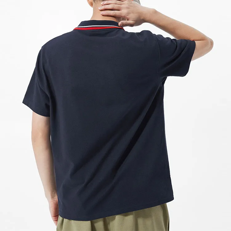 New Balance Polo Shirts Men Black-4
