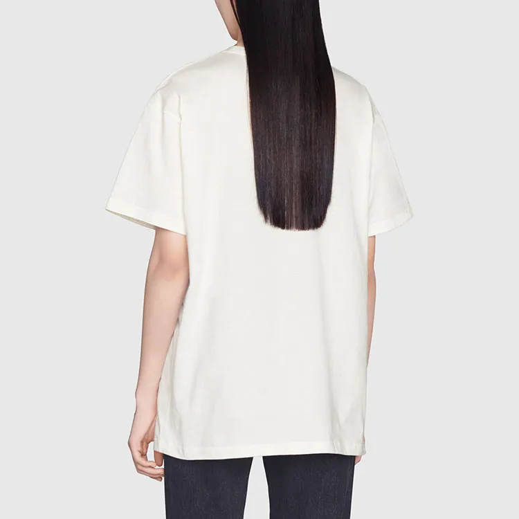 GUCCI Chinese New Year T Shirt Women's Ecru-3