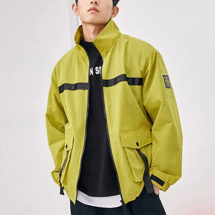 Anta Life Collection Jacket Men's Bright Yellow-4