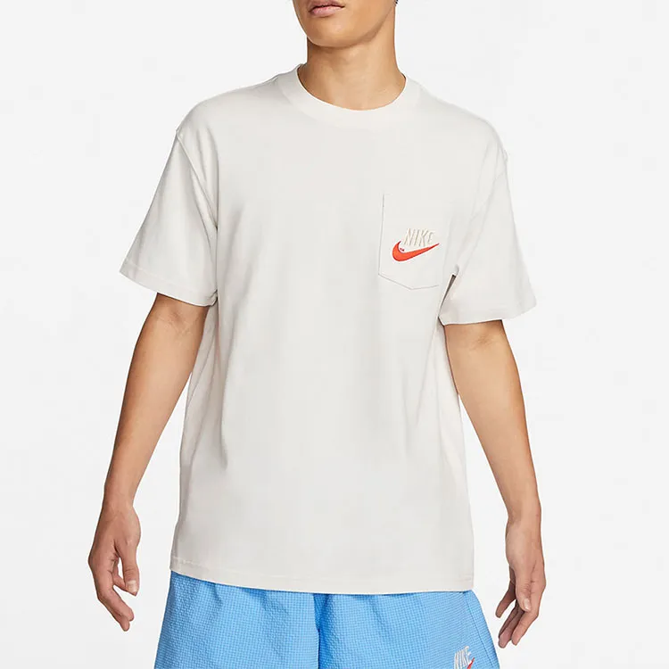 Nike Sportswear T Shirt Men's Phantom Gray White-4