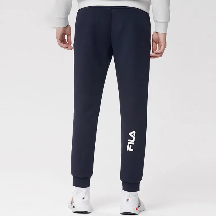 FILA Knitted Sweatpants Men Royal Blue-3