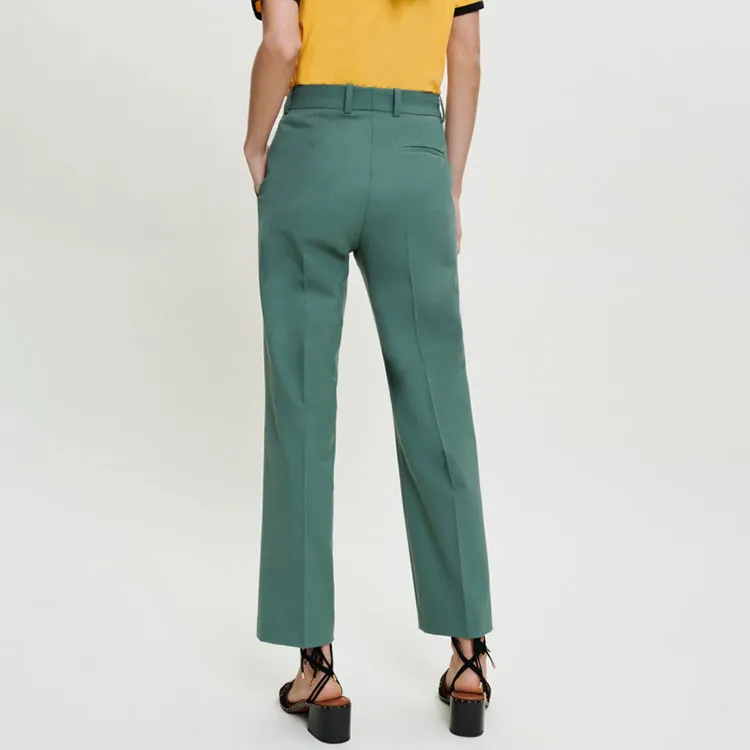 Maje Suit Trousers Women's Green-3