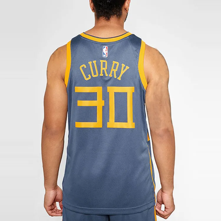 Nike Basketball Jerseys Men's Blue-3