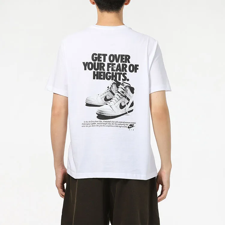 Nike T Shirts Men White-3