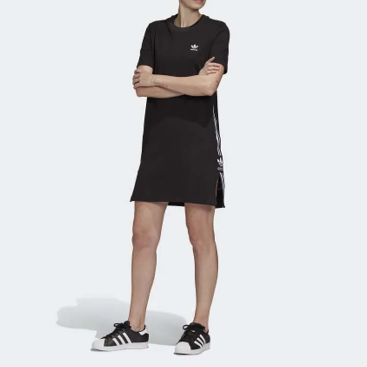 Adidas Originals Short Sleeved Dresses Women's Black-2