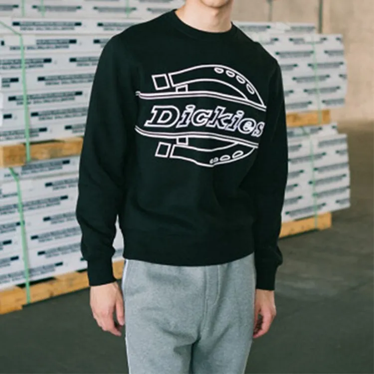 Dickies Crew Neck Regular Sweatshirt Men's Black-3