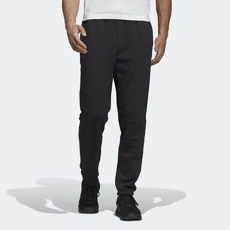 Adidas Knitted Sweatpants Men Black-4