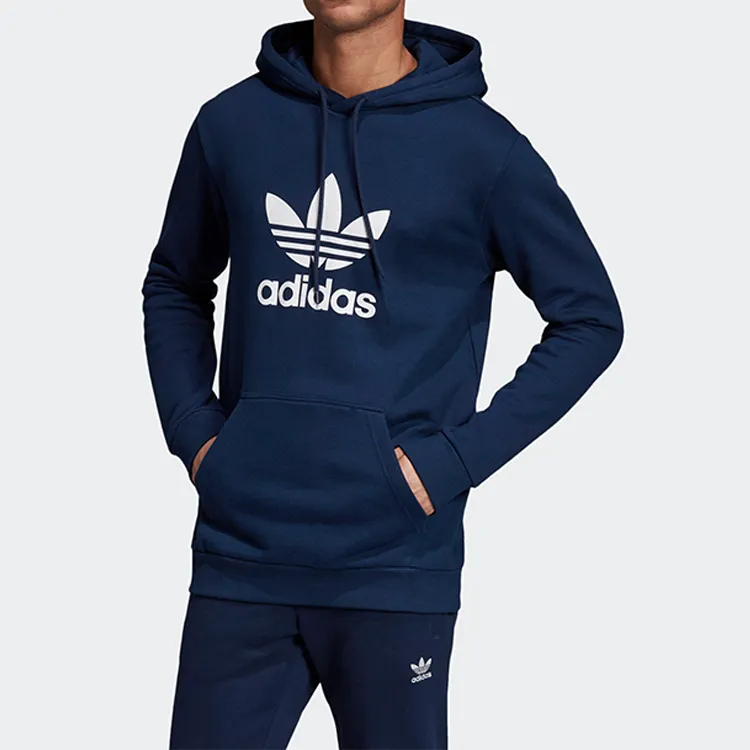 Adidas Originals Trefoil Sweatshirts Men Lake Blue-2