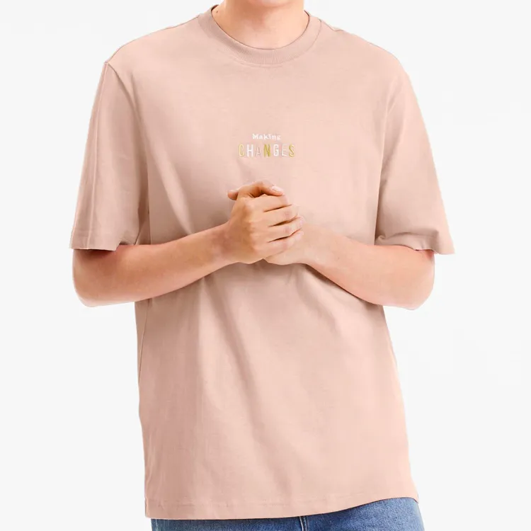 PUMA T Shirts Men Pink-2