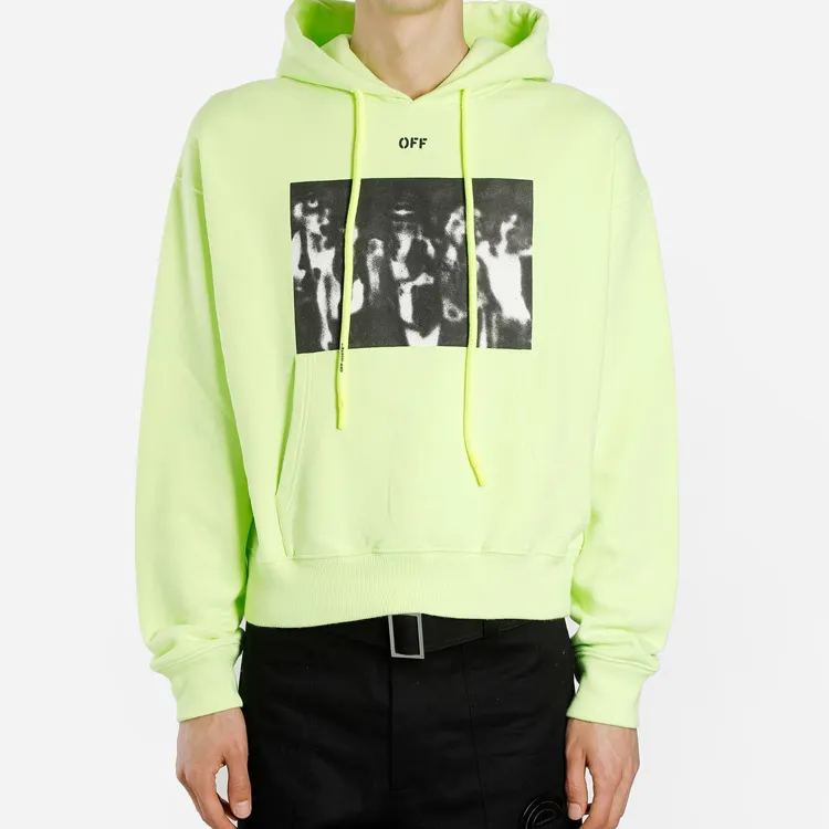 OFF-WHITE Ss20 Sweatshirts Men Neon Green-2