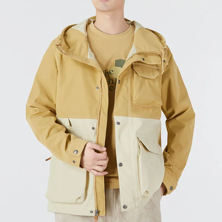 THE NORTH FACE Water Resistant Windproof Wear Resistant Windbreaker Jacket Unisex Yellow-2