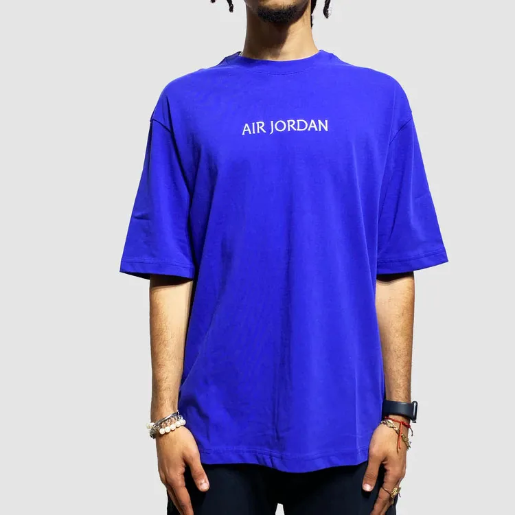 Jordan Air T Shirts Men Blue-2